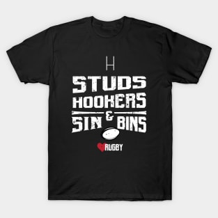 Studs, Hookers & Sin Bins T-Shirt